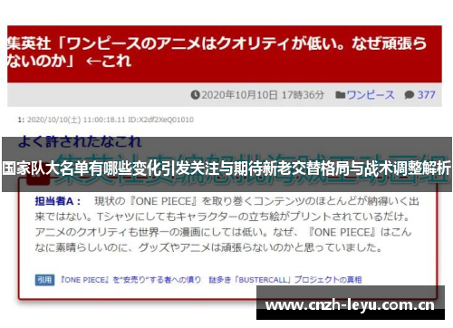 国家队大名单有哪些变化引发关注与期待新老交替格局与战术调整解析 国家队大名单有哪些变化引发关注与期待新老交替格局与战术调整解析
